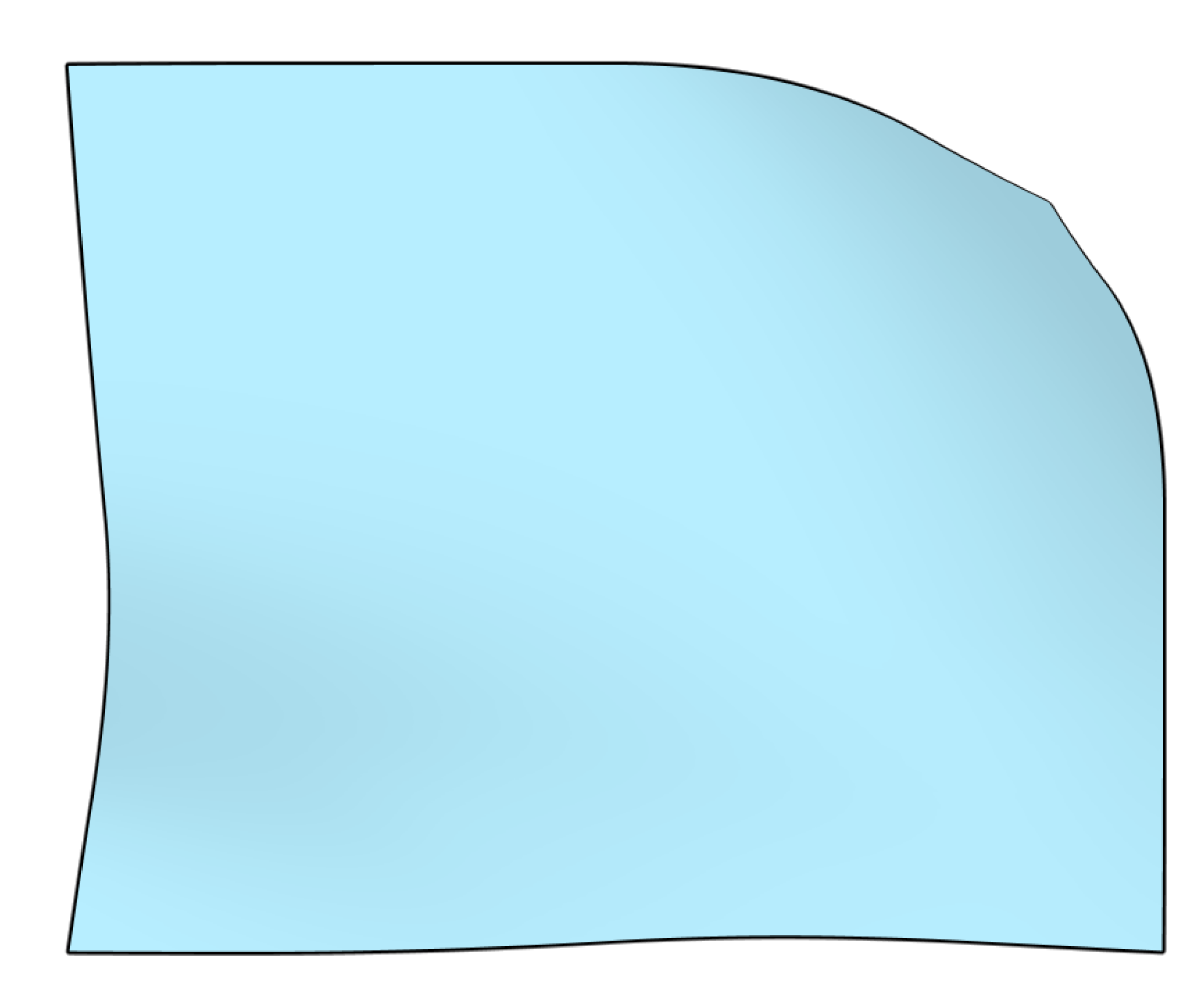 blue sticky note